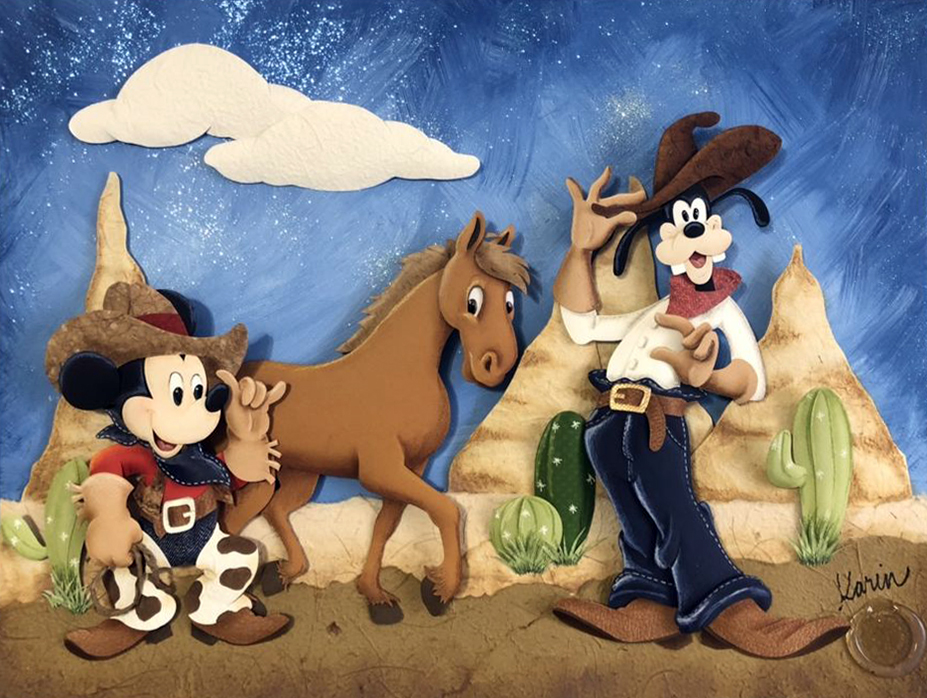 Karin Arruda - Mickey and Goofy Wild West
